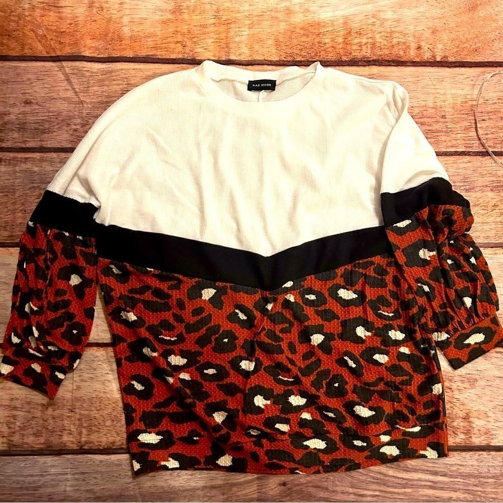 Rae Mode Waffle Style Top Oversized Size 2X